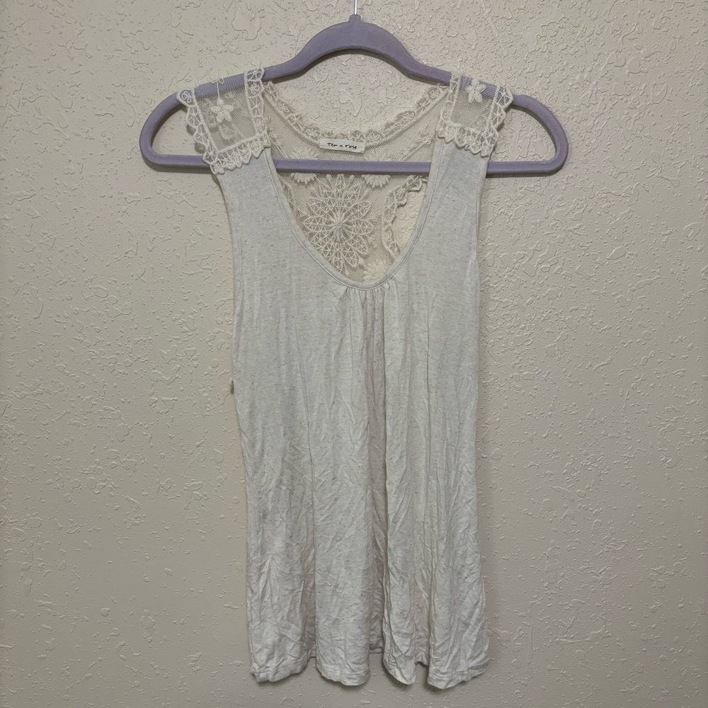 Tea n Rose boho tank small/medium